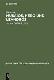 Musaios, Hero und Leandros