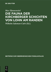 Die Fauna der Kirchberger Schichten von Lohn am Randen - Cover