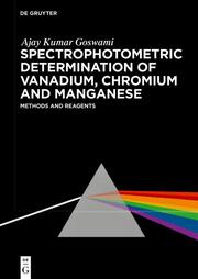 Spectrophotometric Determination of Vanadium, Chromium and Manganese - Cover