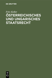 Österreichisches und ungarisches Staatsrecht - Cover