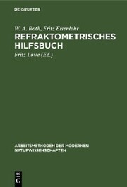 Refraktometrisches Hilfsbuch - Cover
