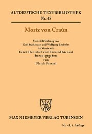 Moriz von Craûn - Cover