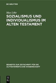 Sozialismus und Individualismus im Alten Testament