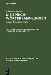Fünfhundert gemainer newer teutscher Sprüchwörter - Cover