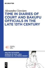 Time in Diaries of Court and Bakufu Officials in the late 13th Century - Cover