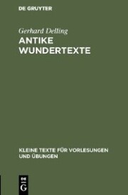 Antike Wundertexte - Cover