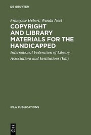 Copyright and library materials for the handicapped