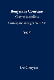 Correspondance générale 1827