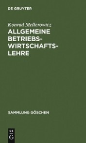 Allgemeine Betriebswirtschaftslehre - Cover