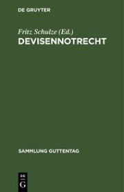 Devisennotrecht - Cover