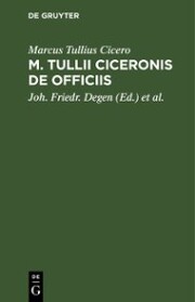 M. Tullii Ciceronis De Officiis - Cover