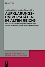 Aufklärungsuniversitäten im Alten Reich? - Cover