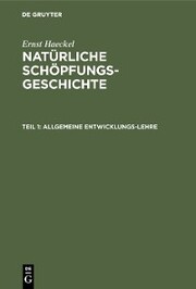 Allgemeine Entwicklungs-Lehre - Cover