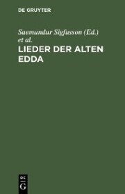 Lieder der alten Edda - Cover