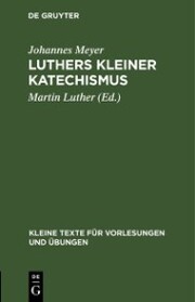 Luthers kleiner Katechismus