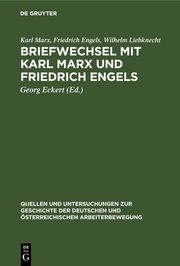 Briefwechsel mit Karl Marx und Friedrich Engels - Cover