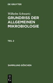 Grundriss der Allgemeinen Mikrobiologie, Teil 2 - Cover
