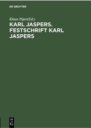 Karl Jaspers. Festschrift Karl Jaspers