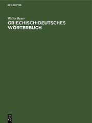 Griechisch-Deutsches Wörterbuch - Cover