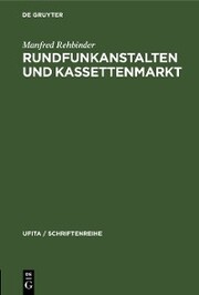 Rundfunkanstalten und Kassettenmarkt - Cover