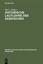 Historische Lautlehre des Sardischen