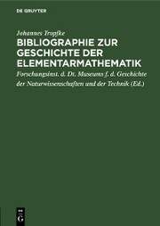 Bibliographie zur Geschichte der Elementarmathematik