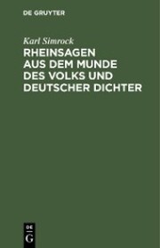 Rheinsagen aus dem Munde des Volks und deutscher Dichter - Cover