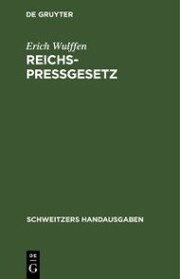 Reichs-Pressgesetz