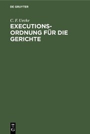 Executions-Ordnung für die Gerichte
