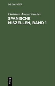 Spanische Miszellen, Band 1 - Cover