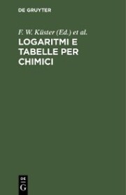 Logaritmi e Tabelle per Chimici - Cover