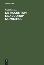 De Accentum Graecorum Nominibus