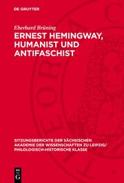 Ernest Hemingway, Humanist und Antifaschist - Cover