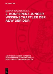 2. Konferenz junger Wissenschaftler der AdW der DDR