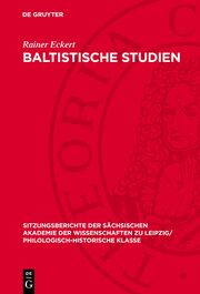 Baltistische Studien