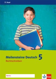 Meilensteine Deutsch 5. Rechtschreiben - Ausgabe ab 2016 - Cover