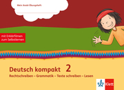 Deutsch kompakt 2. Rechtschreiben - Grammatik - Texte schreiben - Lesen - Cover