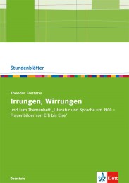 Theodor Fontane 'Irrungen, Wirrungen' und zum Themenheft 'Literatur und Sprache um 1900 - Frauenbilder von Effi bis Else' - Cover
