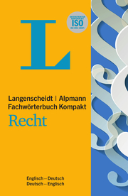 Langenscheidt Alpmann Fachwörterbuch Kompakt Recht Englisch - Cover