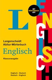 Langenscheidt Abitur-Wörterbuch Englisch Klausurausgabe - Cover