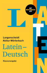 Langenscheidt Abitur-Wörterbuch Latein - Cover