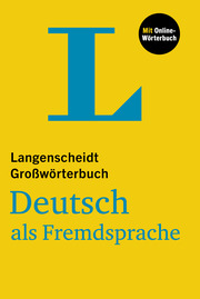 Langenscheidt Großwörterbuch Deutsch als Fremdsprache - Cover