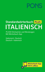 PONS Standardwörterbuch Plus Italienisch - Cover
