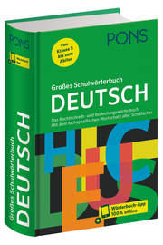PONS Großes Schulwörterbuch Deutsch - Cover