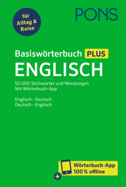 PONS Basiswörterbuch Plus Englisch - Cover