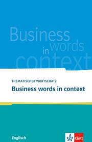 Business words in context