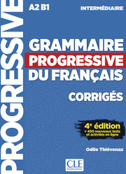 Grammaire progressive du français, Niveau intermédiaire, 4ème édition - Cover