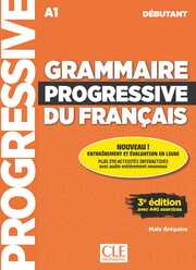 Grammaire progressive du français - Niveau débutant - 3ème édition - Cover