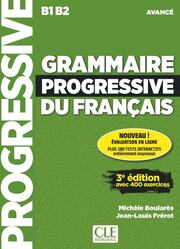 Grammaire progressive du français - Niveau avancé - 3ème édition - Cover