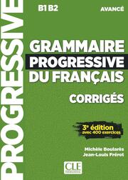 Grammaire progressive du français - Niveau avancé - 3ème édition - Cover